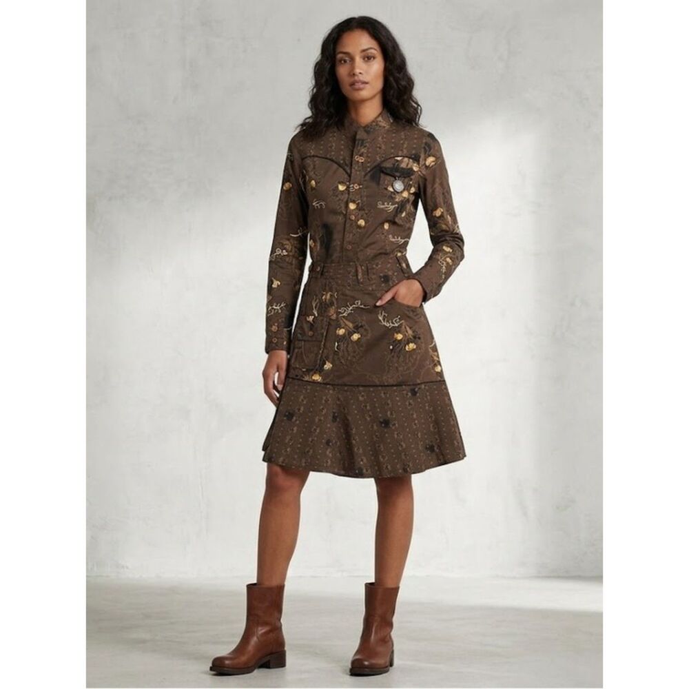 Archive Diesel Y2K Matching Floral Set Asymmetrical Skirt 27 Utility Pouch Top L